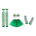 Miniatyrbillede 2 af 2: Babytøj Patrick's Dag Kostume Tøj Nyfødte Babyer Outfits St Patrick Fest Baggrund Shamrocker Grønt Fest Kostume