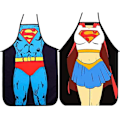 Pikkukuva 1 / 5: 2 settiä keittiöessuja - Superman-versio miehille ja naisille, yhteensopiva
