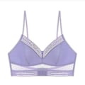 Pikkukuva 1 / 4: Matala Selkä Langaton Nosto Pitsi Rintaliivi U-Muotinen Rintaliivi Push Up Selästä Avoin Rintaliivi Syvä V Näkymätön Matala Selkä Rintaliivi (3XL Violetti)