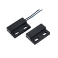 2 st magnetisk dörrsensor svart, dörr- och fönstermagnet