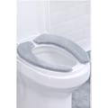 Miniatyrbillede 2 af 5: (Grå) Toiletsæde til badeværelse, blødt og varmt toiletbræt, vaskbart