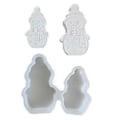 Miniatyrbillede 1 af 5: Jule-tema Snemænd Silikone Resin Form Julepynt Forme Snemænd Epoxy Forme til Fremstilling af Særpræg