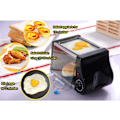 Miniatyrbillede 2 af 5: Mini elektrisk ovn, grillbar brødrister timer maker, multifunktionel hjem to-i-én morgenmadsmaskine,