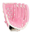 Miniatyrbillede 1 af 5: Holdbar PU Baseballhandske Trænings- og Konkurrencehandsker til Voksne og Børn Pink 11,5 tommer