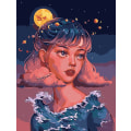 Miniatyrbillede 1 af 5: 30x40 cm, 6 5D DIY Diamantmaleri, Anime-vind, DIY Diam