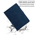 Miniatyrbillede 5 af 5: Præget PU-etui til Samsung Galaxy Tab A9 (Blå)