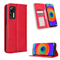 Miniatyrbillede 1 af 5: Læder Telefon Cover til Ulefone Note 14 (Rød)