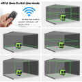 Miniatyrbillede 5 af 5: 360°x 4 Laserniveau, Selvjusterende 3D Lodret og Vandret