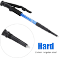 Miniatyrbillede 3 af 5: 4 stk. Alpenstock vandrestav gummispidser til vandrestav trekking