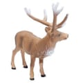 Miniatyrbillede 2 af 5: Vildt Hjort Statue Solid Statisk Naturlig Realistisk Dyremodel Han Rød Hjort til Kage Gave Jul