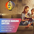 Miniatyrbild 3 av 4: 1 st Japansk Hängande Lykta Vacker Dekorativ Lykta för Restaurang