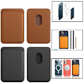 Miniatyrbillede 2 af 5: Magnetisk Læder Kort Slot Wallet Mag Safe Cover til iPhone 12 Pro Max Mini (Navy Blå)
