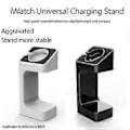Miniatyrbillede 3 af 5: Letvægts Bærbar Smartwatch Holder Stativ Opladningsdock Urstation (Sort)