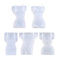 Miniatyrbillede 1 af 4: DIY 3D Kunst Krop Lys Krystal Epoxy Resin Form Menneskelig Gips Voks Silikone Form