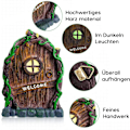 Miniatyrbillede 4 af 5: Fe-eventyrhaveport Miniatureport til træer GNOME-rekvisitter Hus Træ