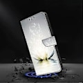Miniatyrbild 4 av 5: Plånboksfodral för Samsung Galaxy A54 5G, PU-läder 3D-mönstrat stativskyddande telefonfodral (Stil O)