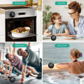Miniatyrbilde 5 av 5: Digital kjøkken timere, 3 tommers LED digital timer, magnetisk nedtellingstimer for klasserom trening te