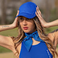 Miniatyrbillede 3 af 5: Unisex Justerbar Farverig Bomulds Baseball Cap - Hat med Skygge f