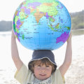 Miniatyrbild 3 av 5: 16 tum uppblåsbar jordglob uppblåsbar jordglob strandboll G