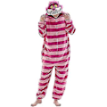 Miniatyrbild 1 av 4: Snug Fit Unisex Vuxen Onesie Pyjamas Djur En Delig Halloween Kostym Nattkläder-r (2-3t Cheshire Cat)