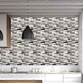 Pikkukuva 3 / 5: 3D-efektinen mosaiikki vedenpitävä itseliimautuva seinätarra makuuhuoneeseen olohuoneen sisustustarra (tumma väri)