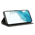 Miniatyrbilde 3 av 5: Pengesekk-etui for Samsung Galaxy A54 5G, PU-lær 3D-mønstertrykt stativ beskyttende telefondeksel (Stil H)