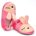 Miniatyrbilde 4 av 5: Myke og koselige tøfler for babyjenter, tegneserie-design, varme vintersko for innendørs (Innvendig lengde 17,5 cm)