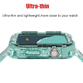 Miniatyrbild 2 av 5: Transparent armband för Apple Watch Series 7/6/5/4/3/2/SE 45m