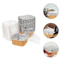 Miniatyrbillede 2 af 3: 25 stk. Bageforme i aluminiumsfolie, cupcake bageforme, æggetærte bageforme, cupcake forme