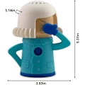 Miniatyrbillede 4 af 4: Mikrobølgeovn Rengøringsmiddel Køleskabs Deodorant Lugtfjerner Damprensning