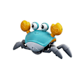 Miniatyrbillede 1 af 3: Induktion Escape Crab Genopladelig Elektrisk Kæledyrs Musikalske Legetøj Chil