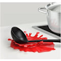 Miniatyrbillede 2 af 4: (19x14x2.5cm)4stk-Silikoneske Rest Holder Ketchup Form Splash
