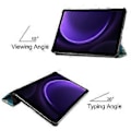 Pikkukuva 5 / 5: JSM PU-nahkainen älykkäämpi kotelo Samsung Galaxy Tab S9 FE 10.9:lle (Aprikoosi kukka)