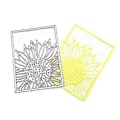 Pikkukuva 4 / 5: 1 kpl Hopealeikkaimet 3D Metalli Stencil Malli DIY- käsityöhön Käsintehty Prägäys Scrapbooking DIY Kortti Käsityöt Making(auringonkukka)