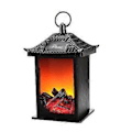 Miniatyrbilde 1 av 5: 20% rabatt - LED Flammelykt Lamper Simulert Peis LED Flammelamper Flammeeffekt Lyspære Aa Batteri Gårdsplass Stue Dekor (S)