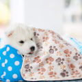 Miniatyrbillede 4 af 5: 4 stk. poteaftryk fleece tæppe til små, mellemstore og store hunde og katte