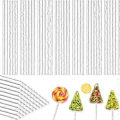 Miniatyrbilde 1 av 5: 100 stk. Akryl Lollipop-pinner 10 cm, Gjenbrukbare Godteripinner