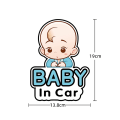 Miniatyrbilde 2 av 5: 4 stk Baby in Car-klistremerker, Bilskilt