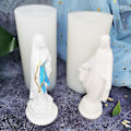 Miniatyrbillede 2 af 5: 3D Tegneserie Bageform Kageform Bageartikler 3D Jomfru Maria Form Kagegave