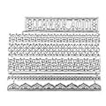 Miniatyrbilde 1 av 5: Metallstans for linjal, mal for scrapbooking, DIY-album, stempel, papir, kort for håndlagde gratulasjonskort, preging, dekorasjon, håndverksprosjekter