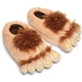 Miniatyrbillede 1 af 3: Eventyrlige Nyhed Vinter Plys Tøfler Store Fødder Tøfler Kreative Bigfoot Varme Sko Hobbit Vinter