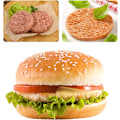 Miniatyrbillede 5 af 5: 500 stk. Non-Stick Hamburger Burger Hamburger Press Papir - 11cm