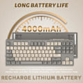 Pikkukuva 5 / 5: M87 80% langaton pelihiiri, 87 TKL RGB-näppäintä, SA PBT mekaaninen tuntuma, Bluetooth/2,4 GHz kaksoismo