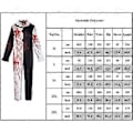 Pikkukuva 5 / 5: Terrifier 2 Art the Clown Cosplay - Veren tahrainen haalari, unisex aikuisten Halloween- ja karnevaalikostyymi, miehille