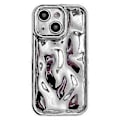 Miniatyrbillede 1 af 3: Mobiltelefon Cover til iPhone 13 med Meteorite-Struktur, Elektroplettering, Blød TPU