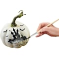 Miniatyrbillede 3 af 5: 12 Hvide Deko - Halloween Dekorative Græskar - Vandflasker - O