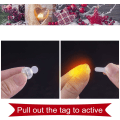 Miniatyrbillede 4 af 5: 50 stk. Mini LED-lys Balloner papir lanterner lys Gult lys