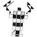 Miniatyrbild 5 av 5: Magisk orm kub twist pussel 72 kilar sensorisk fidget strumpa S