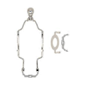 Miniatyrbillede 1 af 5: Lampeskærm Harpeholder, Bullhorn Beslag, Lampedele, Justerbar Universal DIY Lampe Harpe DIY Belysningstilbehør, (argent)