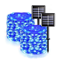 Miniatyrbillede 1 af 4: [Udendørs solcellelamper, 200LED 12M / 40Ft Fejl]